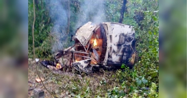 Шестеро людей загинули в авто, що підірвалося на російській міні на Харківщині