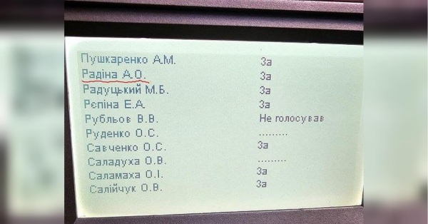 Соратниці Шабуніна підтримали закон про звільнення постачальників зброї від штрафів усупереч закликам ЦПК — ЗМІ