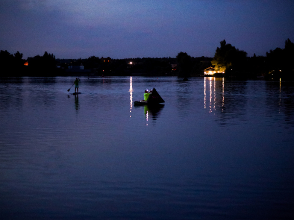 Озеро Блакитне у селі Підгірці на Київщині, де відбувся перший добовий заплив на відкритій воді