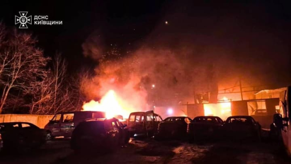 Нічна атака на Київщину: удари по багатоповерхівках, гуртожитку та ДЕПО, 11 постраждалих