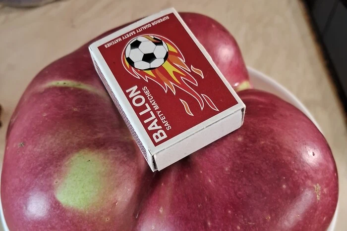 Киянин виростив гігантське яблуко та встановив рекорд 