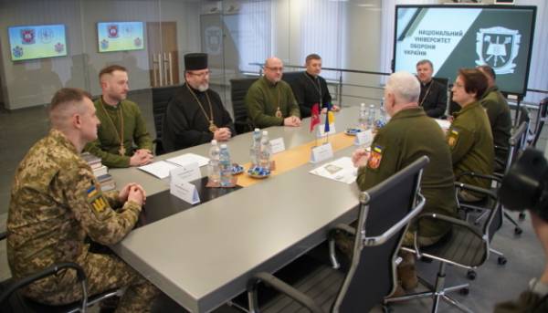 УГКЦ та Національний оборонний університет налагоджуватимуть партнерство для навчання військових духівників