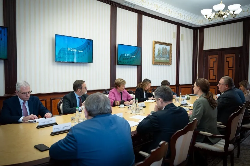 Директорці МВФ показали наслідки російських ударів по Києву