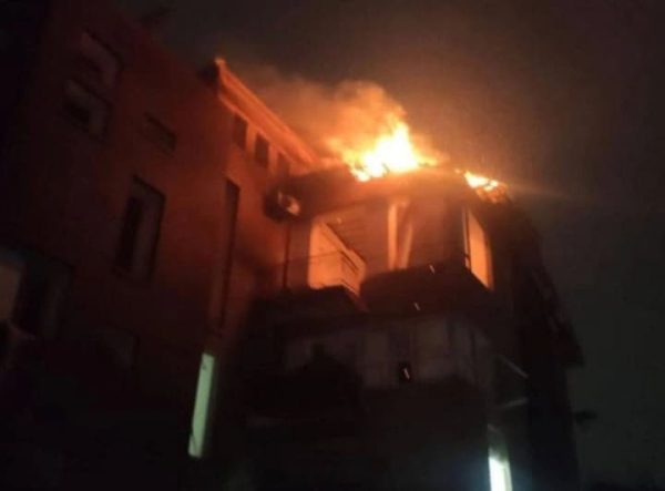 Київ під ударом дронів: понівечені висотки, є травмовані