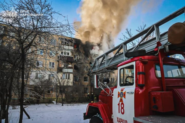 Ворожа атака на багатоповерхівку у Харкові: кількість постраждалих зросла до 6