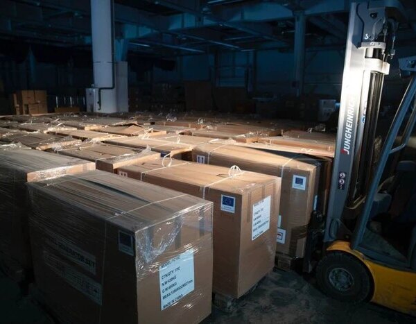 Києву передадуть більше ніж 2 сотні електрогенераторів від Євросоюзу, першу поставку вже доставлено в столицю.