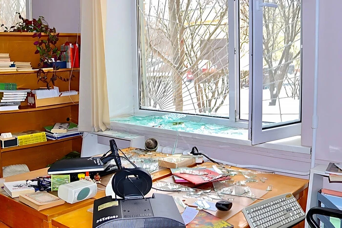 Російська атака завдала шкоди Національній дитячій бібліотеці