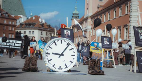 Варшава: мітинг на підтримку українських бранців