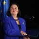 На честь Дня Європи "Батьківщина-мати" засяяла барвами євросоюзівського стягу. 11 На честь Дня Європи "Батьківщина-мати" засяяла барвами євросоюзівського стягу. 11