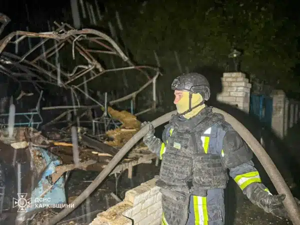 Вночі російські безпілотники вдарили по підприємству та житловому будинку на Харківщині. 8