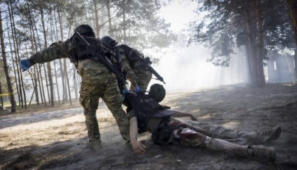 Перший загін патрульних поліцейських завершив інтенсивні тренування на полігонах 1 Перший загін патрульних поліцейських завершив інтенсивні тренування на полігонах 1