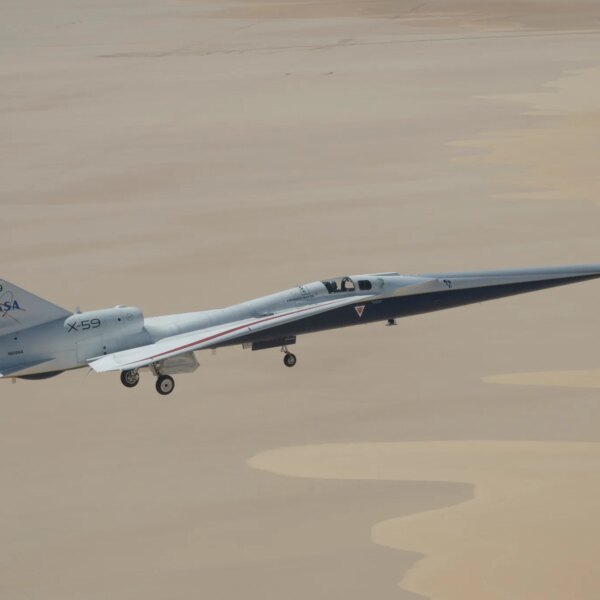 NASA: X-59 готується до першого надзвукового польоту