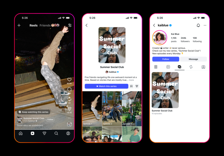 Instagram та Facebook тестують "Series": нові епізодичні Reels від Meta 29 Instagram та Facebook тестують "Series": нові епізодичні Reels від Meta 29